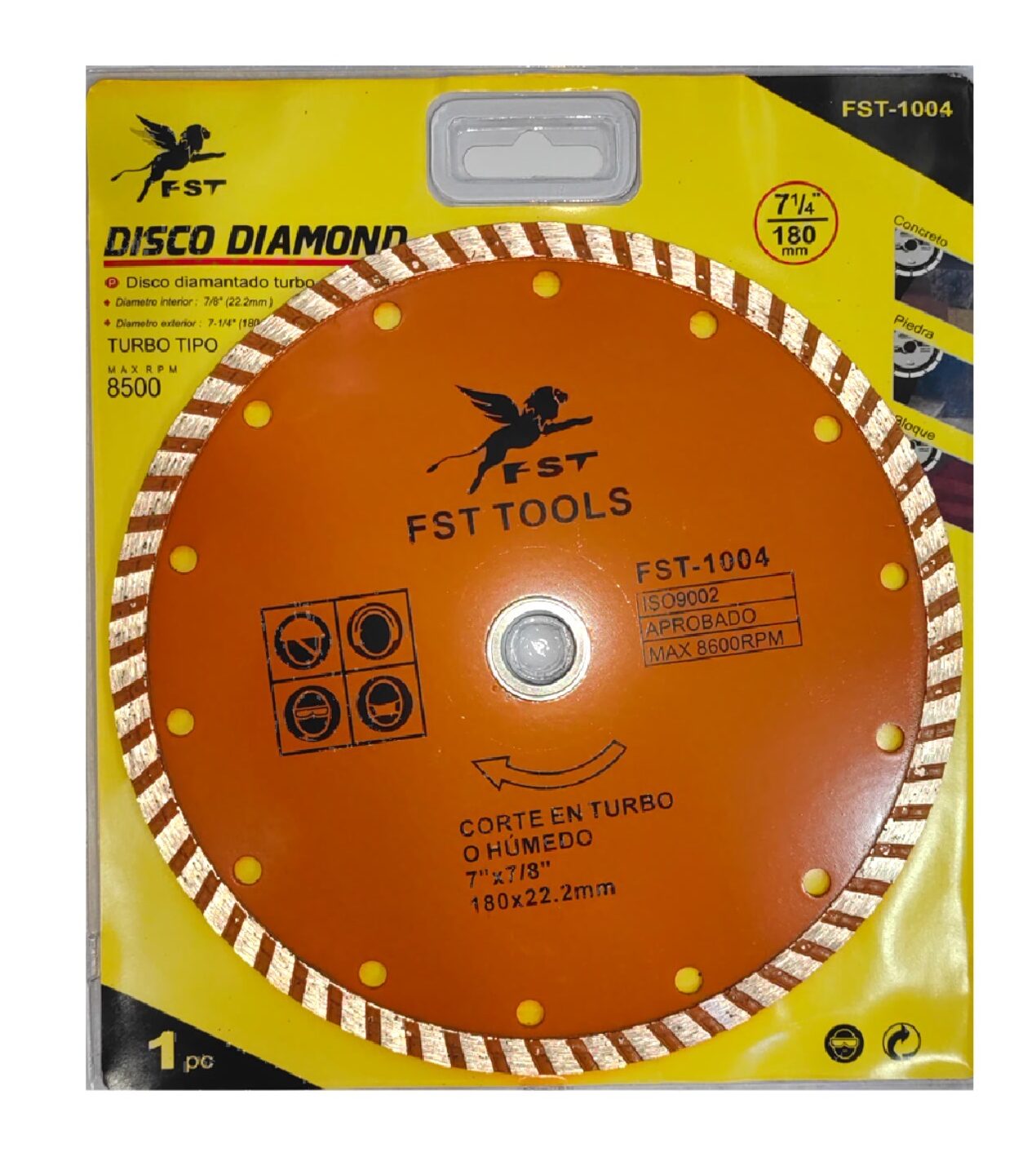 Disco de 7 cerrado FST1004