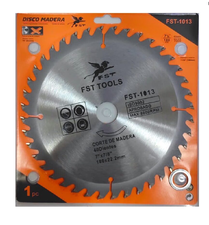 Disco de madera 7x40 FST1013