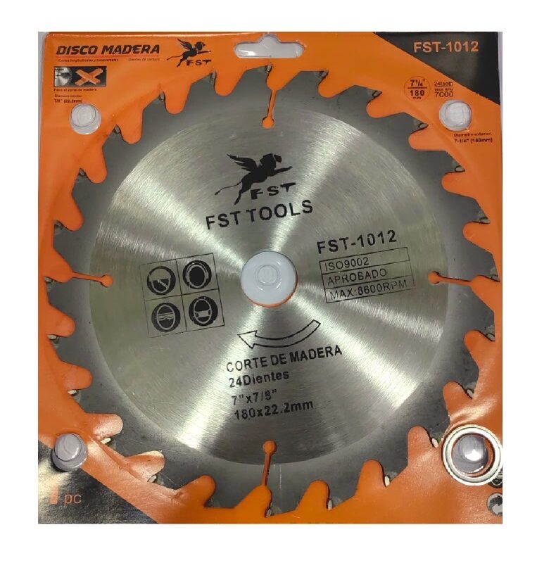 Disco de madera 7x24 FST1012