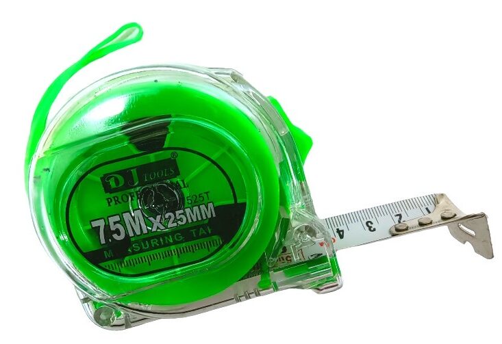 Wincha transparente 7.5 m x 25 mm DJ-7525T
