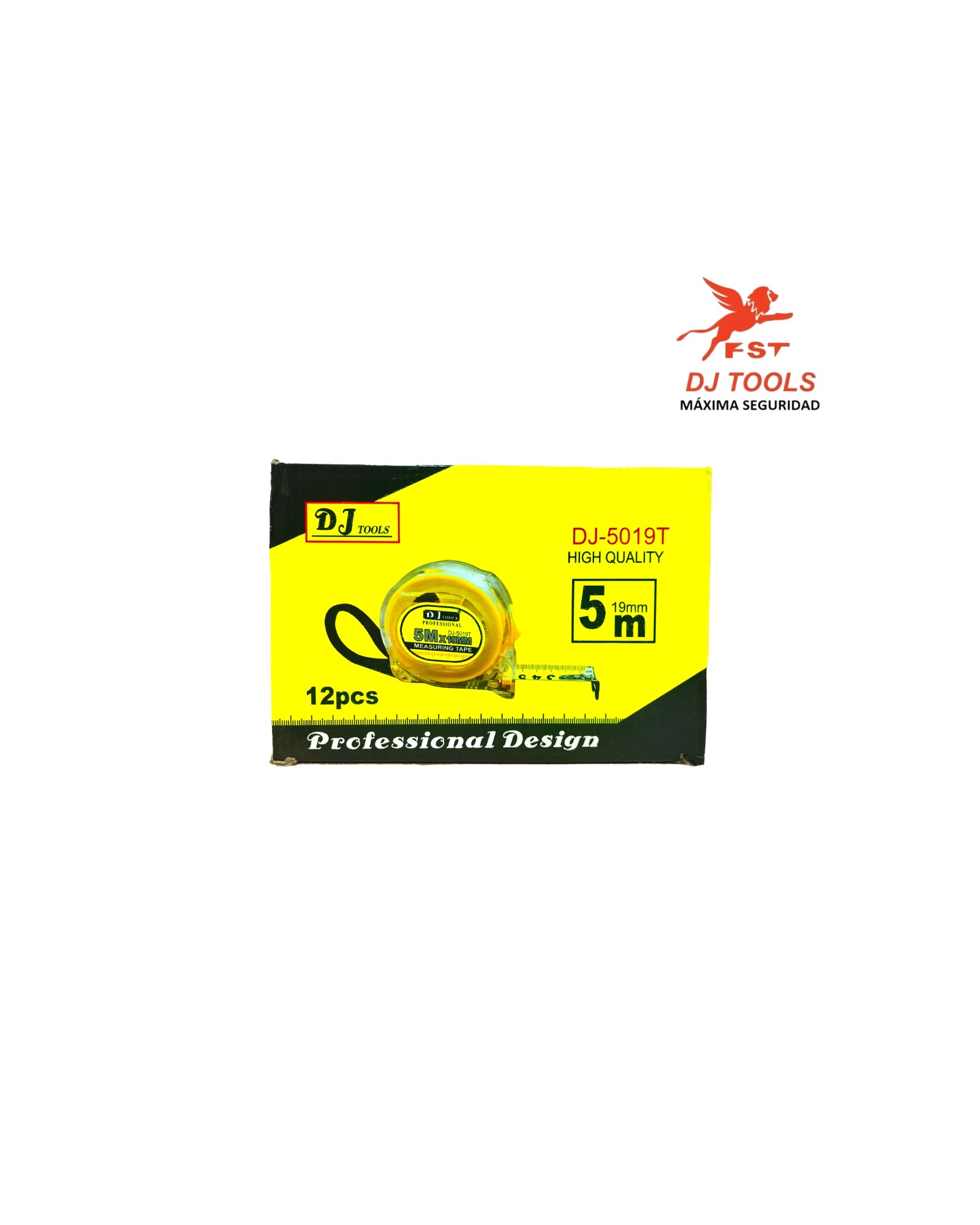 Wincha transparente 5 m x19 mm DJ-5019T