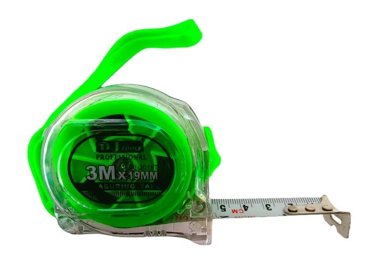 Wincha transparente de 3 m x19 mm DJ-3019T