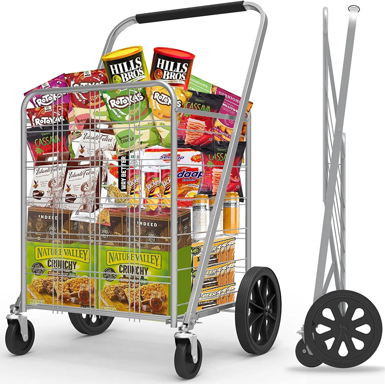 Coche canasta importado- carga 100 kg