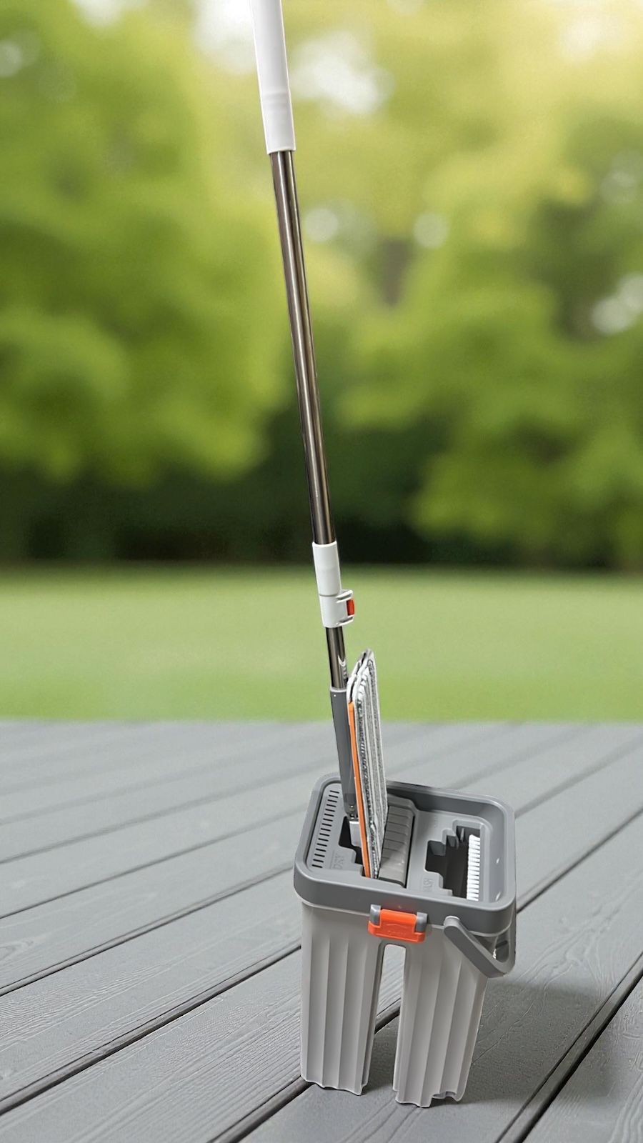 trapeador y escurridor 2 en 1